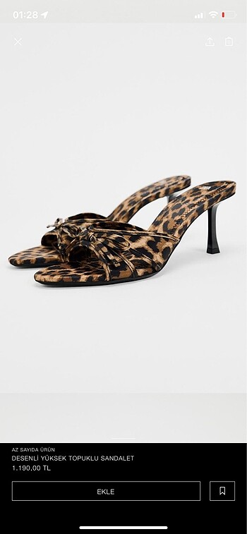 Zara leopar terlik