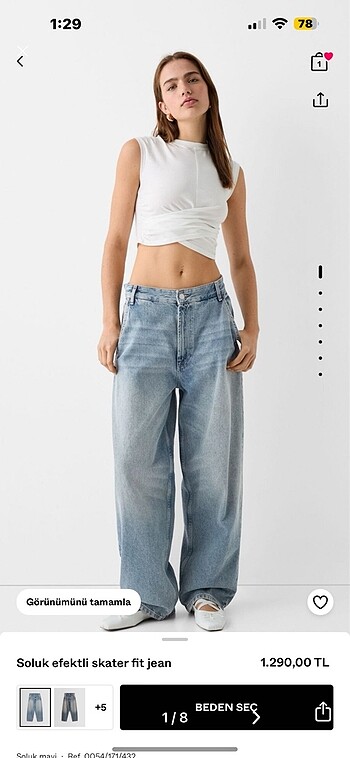 bershka baggy jeans