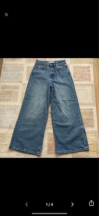 koton wide leg bol paça pantolon jean