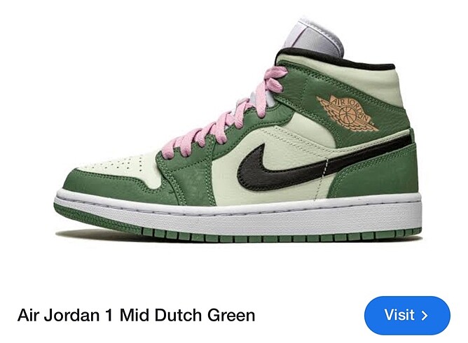 orjinal nike air jordan dutch green