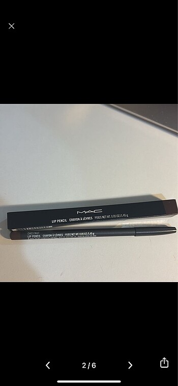 MAC mac chestnut dudak kalemi