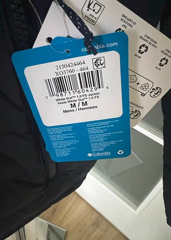 Columbia Erkek Lacivert Omni heat Fermuarlı Mont - Görsel 4