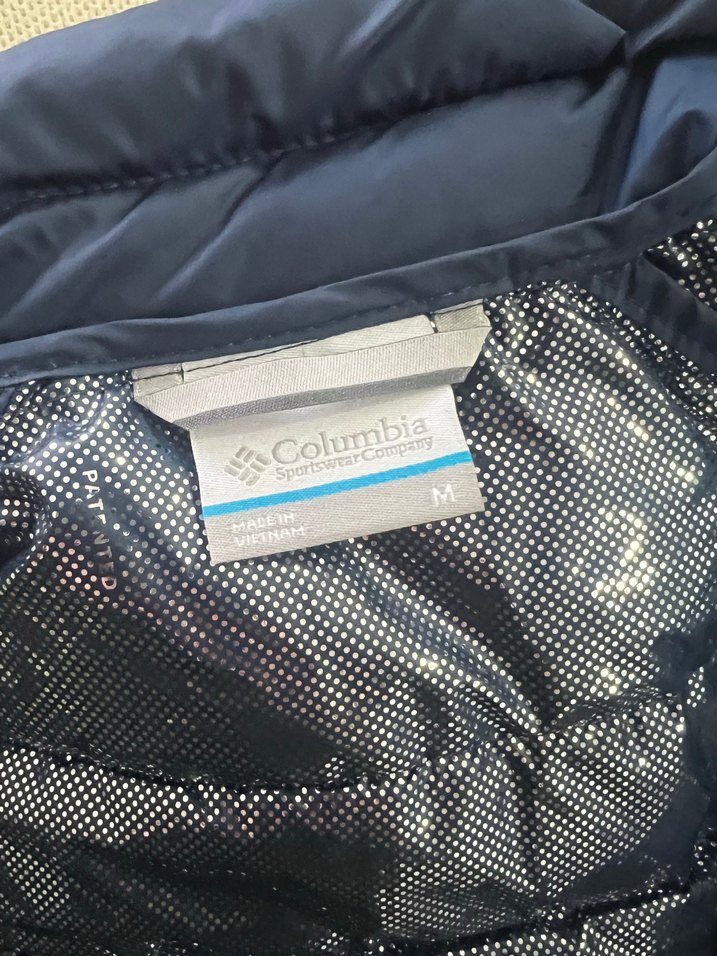 Columbia Erkek Lacivert Omni heat Fermuarlı Mont - Görsel 5