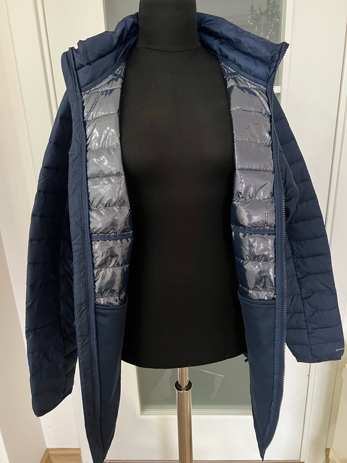 Columbia Erkek Lacivert Omni heat Fermuarlı Mont - Görsel 3