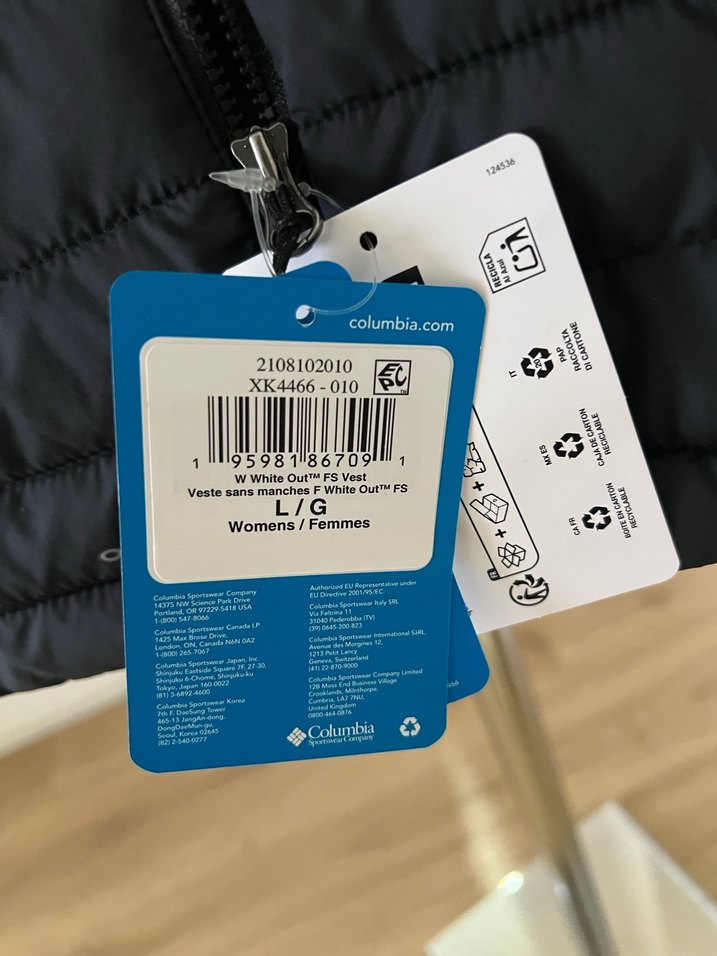 Columbia Siyah Kadın Şişme Yelek - Görsel 5