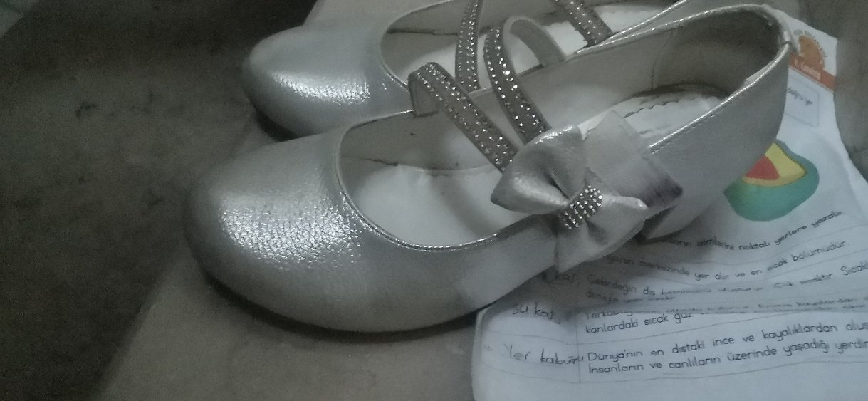 Kız Çocuk Beyaz topuklu Tokalı Babet - Görsel 2