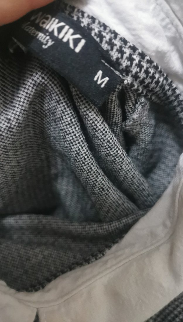 Gri Uzun Kollu Triko Midi Elbise - Görsel 3