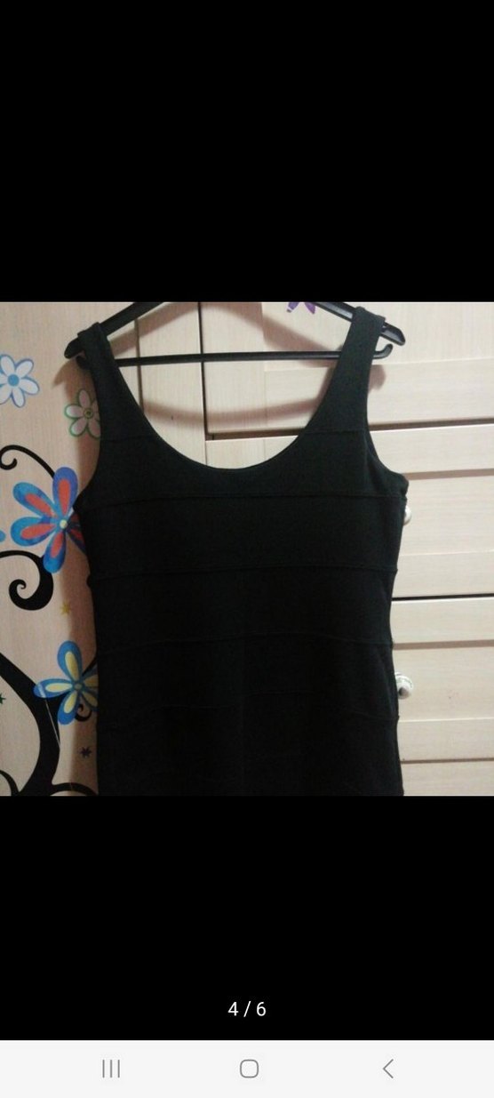 Siyah Fermuarlı Mini Elbise - Görsel 4