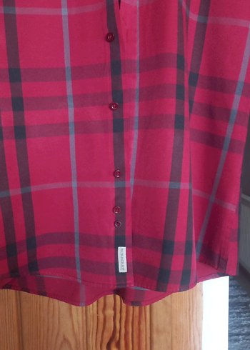 Burberry Bordo Ekoseli Uzun Kollu Erkek Gömlek - Görsel 3