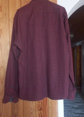 Pierre Cardin Bordo Uzun Kollu Erkek Gömlek - Görsel 3