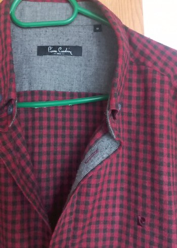 Pierre Cardin Bordo Uzun Kollu Erkek Gömlek - Görsel 2