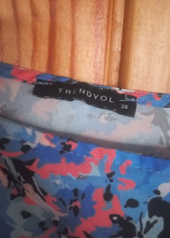 Bağlama Desenli Tek Omuzlu Bluz - Görsel 2