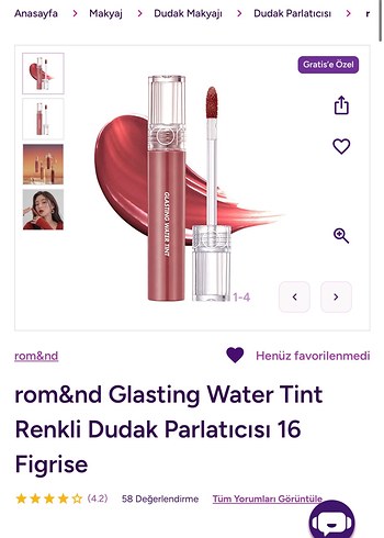 Rom&nd Parlak Ruj - Görsel 3