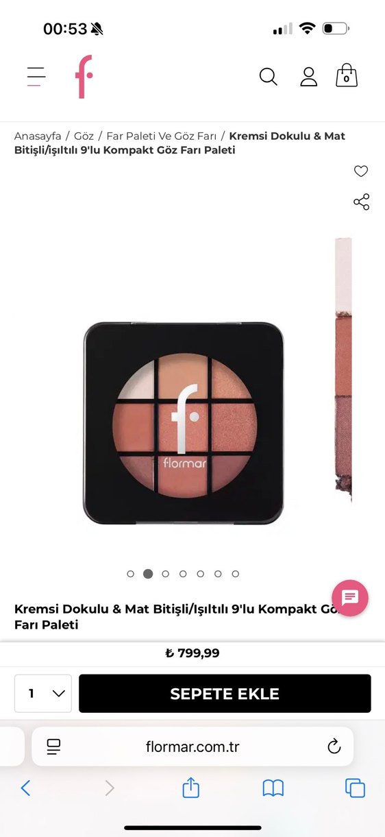 Flormar far paleti - Görsel 2