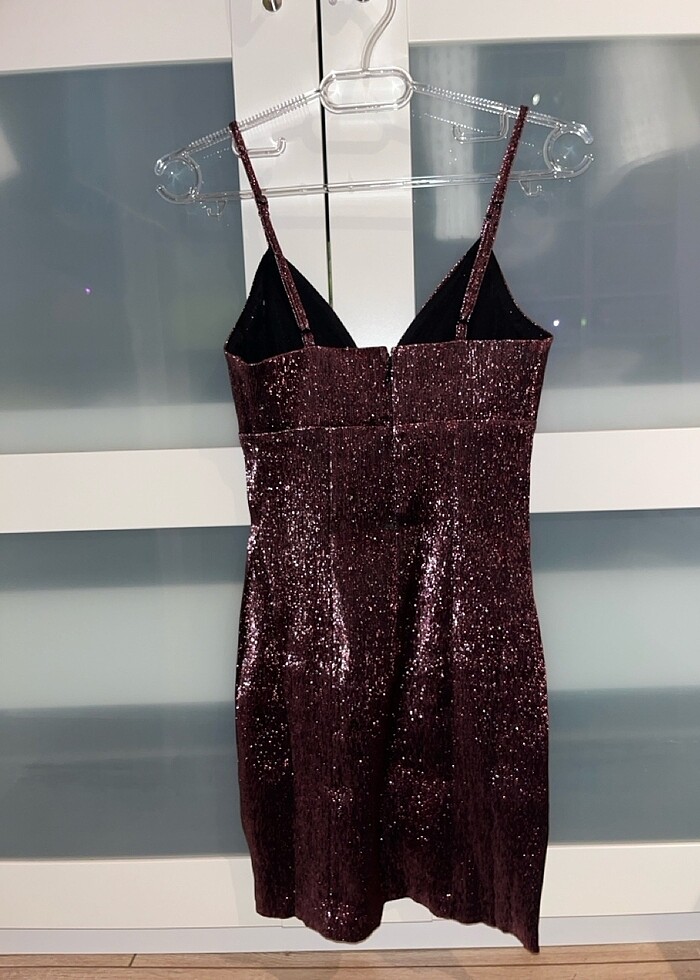 Hm simli mini elbise - Görsel 3