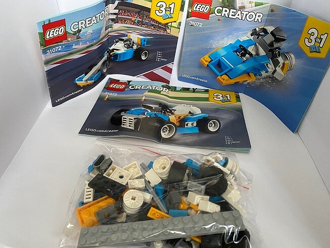  Beden LEGO Creator 31072 3?ü 1 arada Olağanüstü Araçlar