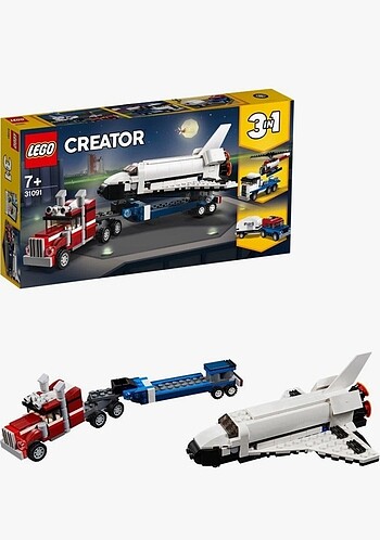 LEGO 31091 3?ü 1 arada Mekik Nakliye Aracı seti