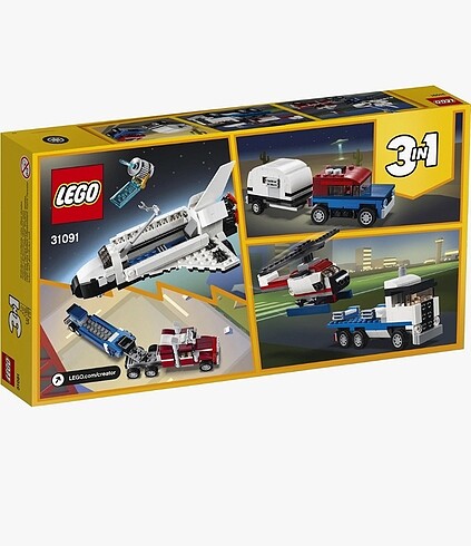 Beden LEGO 31091 3?ü 1 arada Mekik Nakliye Aracı seti
