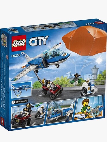 LEGO City 60208 Gökyüzü Polisi Paraşütlü