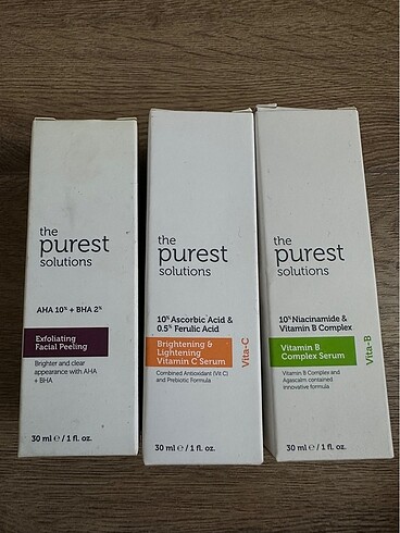 Purest solutions serum set