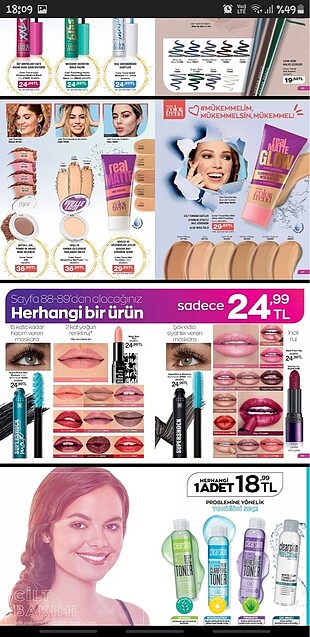 Avon ürünleri