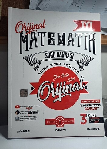 Orjinal TYT matematik soru bankası