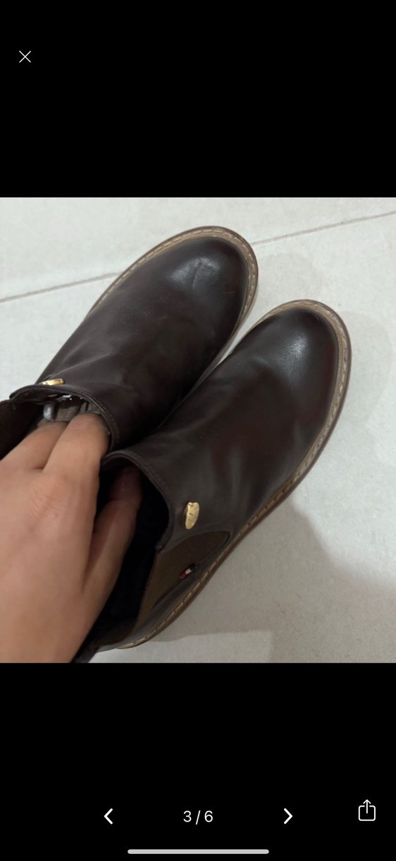 US Polo Assn Kahverengi Kadın Bot - Görsel 3