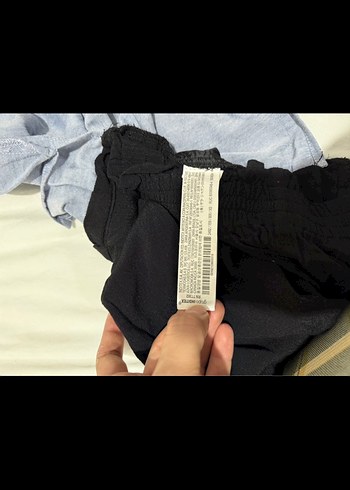 Zara Sırt Dekolte Detaylı Mavi Gömlek Tulum - Görsel 5