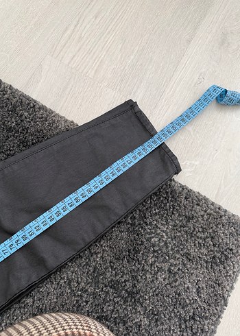 H&M Siyah Parlak Kumaş Kadın Kot Pantolon - Görsel 7