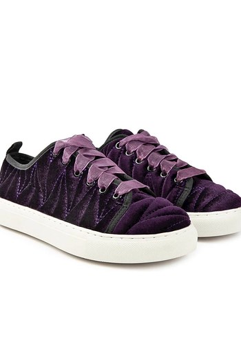 IPEKYOL Mor Kapitone Kadın Sneaker - Görsel 6