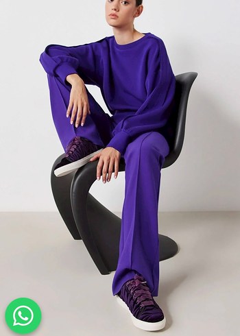 IPEKYOL Mor Kapitone Kadın Sneaker - Görsel 4