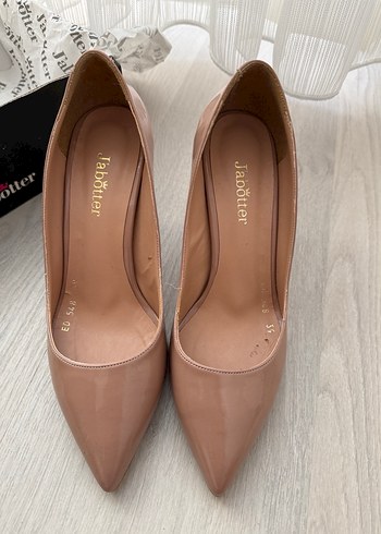 Jabotter karamel rugan stiletto - Görsel 5