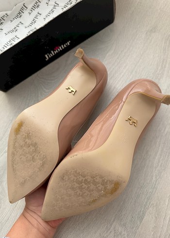 Jabotter karamel rugan stiletto - Görsel 4