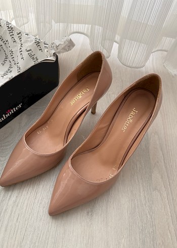 Jabotter karamel rugan stiletto - Görsel 3