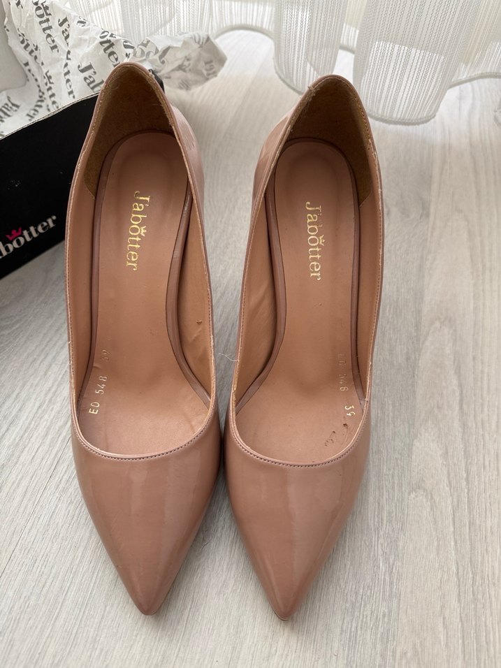 Jabotter karamel rugan stiletto - Görsel 5