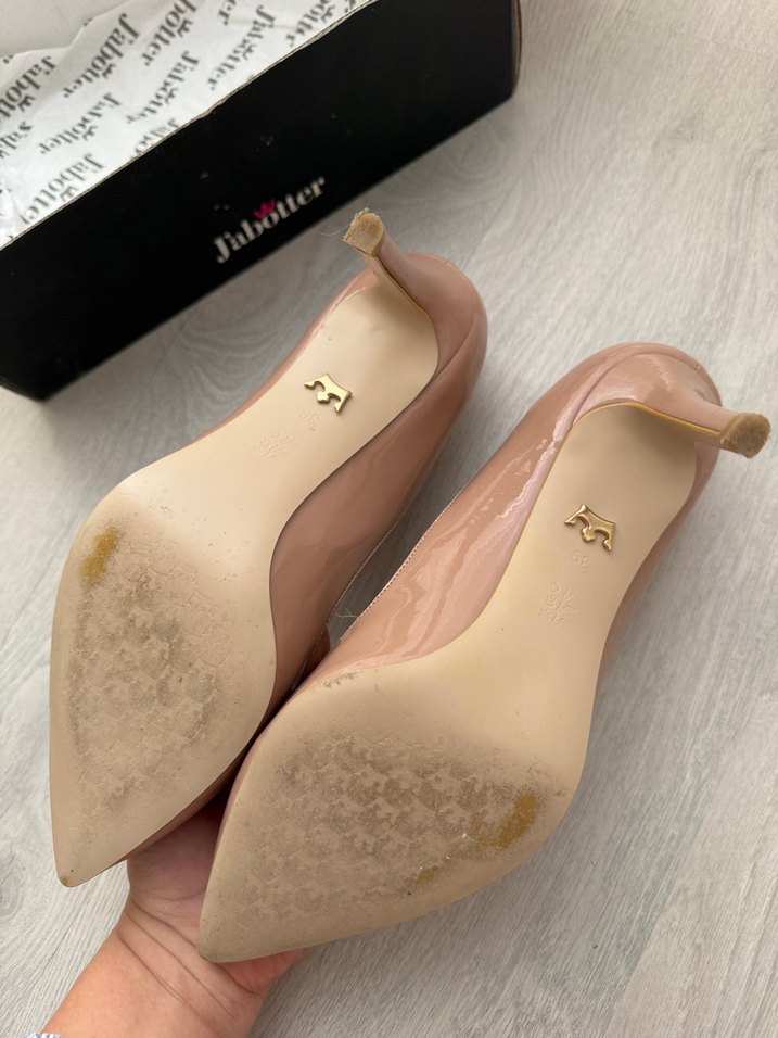 Jabotter karamel rugan stiletto - Görsel 4