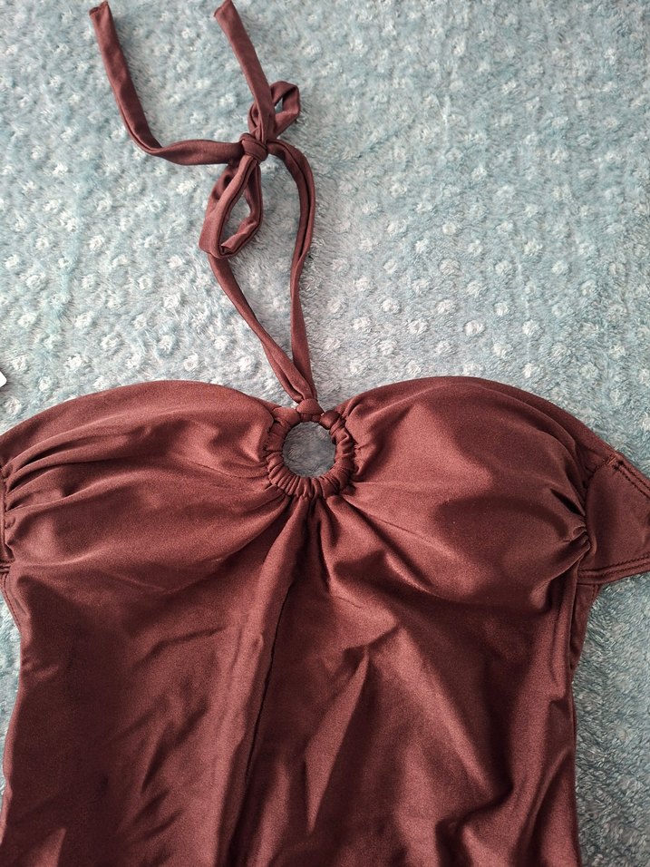 Kahverengi Bohem Midi Mayo - Görsel 2