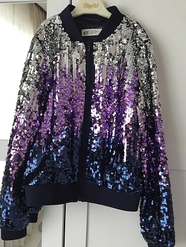 H&M kız çocuk pullu ceket
