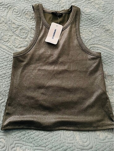 Parlak haki halter kol