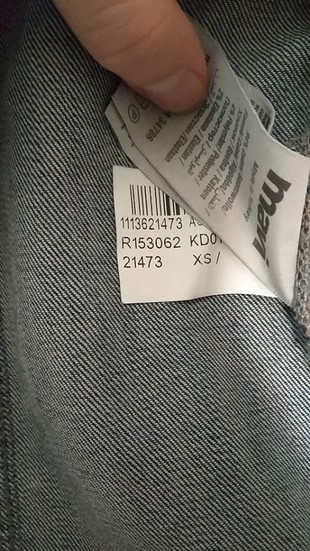 s Beden mavi kot ceket