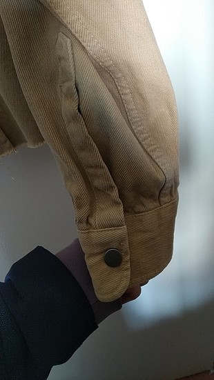 xl Beden camel Renk DeFacto kalın gömlek ceket