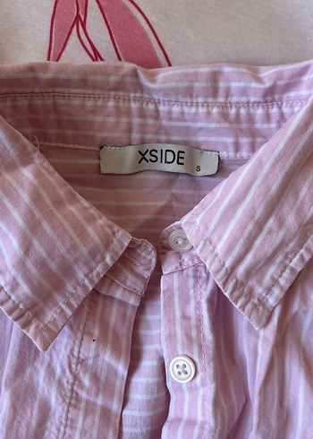 LC Waikiki Düğmeli Pembe Kısa Kollu Pamuklu Gömlek