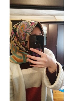 Silk home twil eşarp