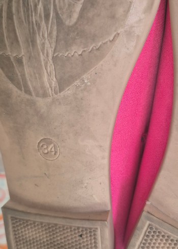 Pembe Fiyonklu Kız Babet Ayakkabı - Görsel 5