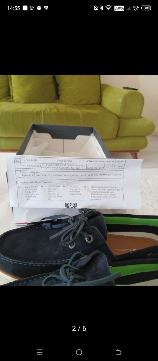 Lacivert Süet Erkek Günlük Ayakkabı - Görsel 2