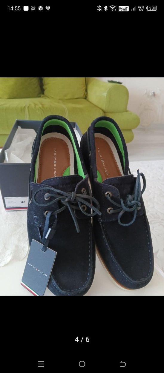 Lacivert Süet Erkek Günlük Ayakkabı - Görsel 4