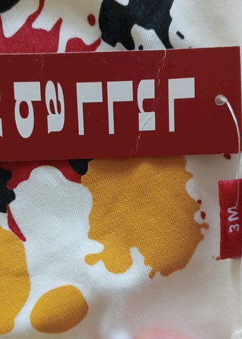 Baskılı Beyaz Uzun Kollu Bebek Body - Görsel 3