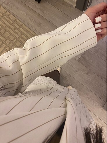 38 Beden beyaz Renk Blazer ceket