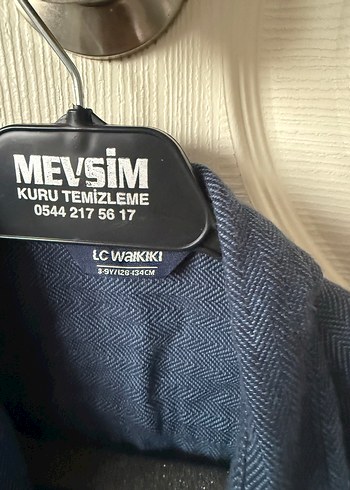 9 Yaş Beden gri Renk Erkek Çocuk Gri Kareli Uzun Kollu Gömlek