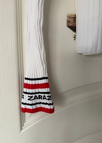 s Beden Beyaz İnce Triko Boğazlı Kadın Kazak